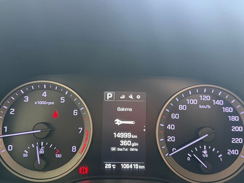 2017 Benzin Otomatik Hyundai Tucson Gri Yükseliş Nakil Araçları Turizm Ticaret ve Sanayi Anonim Şirketi
