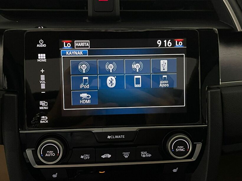 2019 Benzin + LPG Otomatik Honda Civic Füme Kemal Tepretoğulları Otomotiv Sanayi Ve Tic. A.Ş.