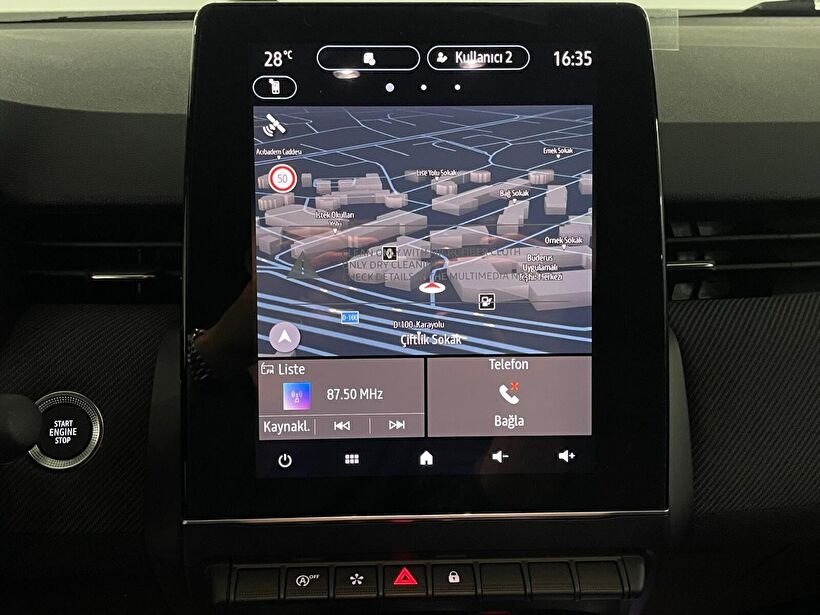 2025 Benzin Otomatik Renault Clio Mavi Kemal Tepretoğulları Otomotiv Sanayi Ve Tic. A.Ş.