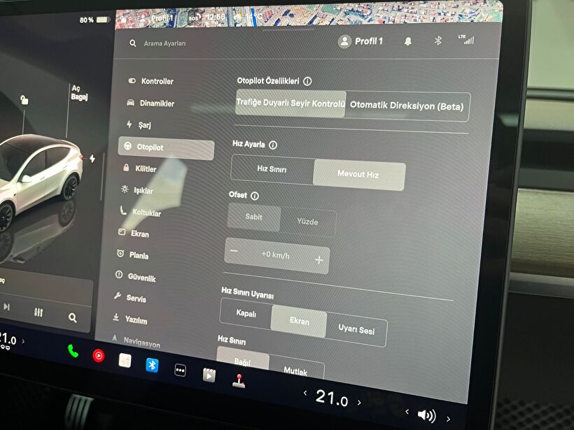 2023 Elektrik Otomatik Tesla Model Y Beyaz Gürel Tasarım Aksesuar Otomotiv San. Tic. Ltd. Şti.