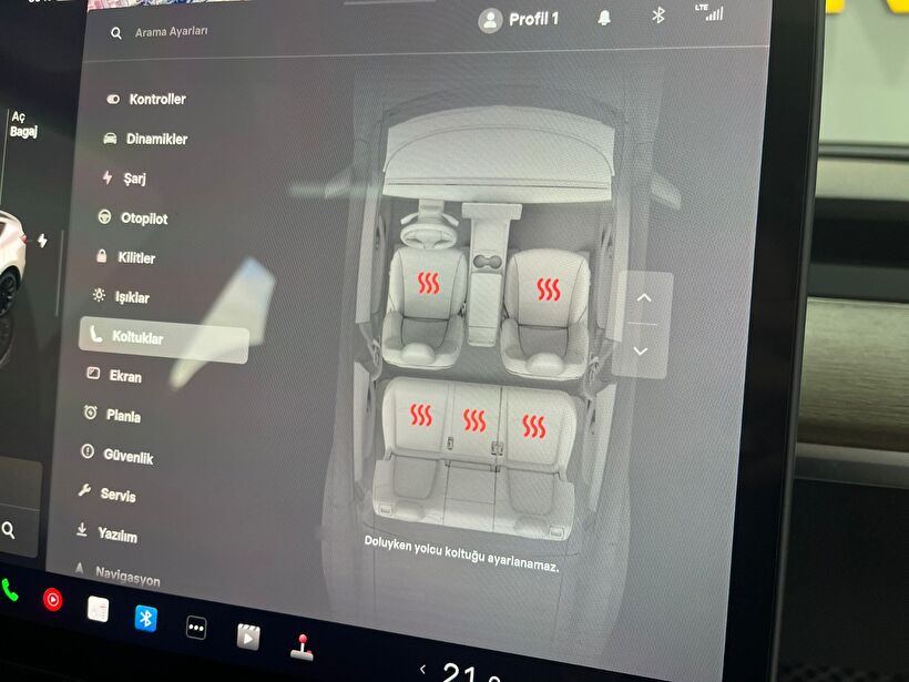 2023 Elektrik Otomatik Tesla Model Y Beyaz Gürel Tasarım Aksesuar Otomotiv San. Tic. Ltd. Şti.