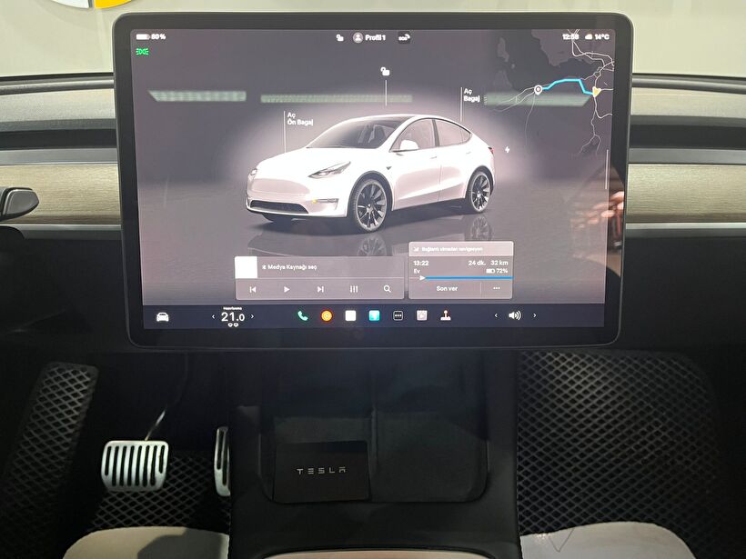 2023 Elektrik Otomatik Tesla Model Y Beyaz Gürel Tasarım Aksesuar Otomotiv San. Tic. Ltd. Şti.