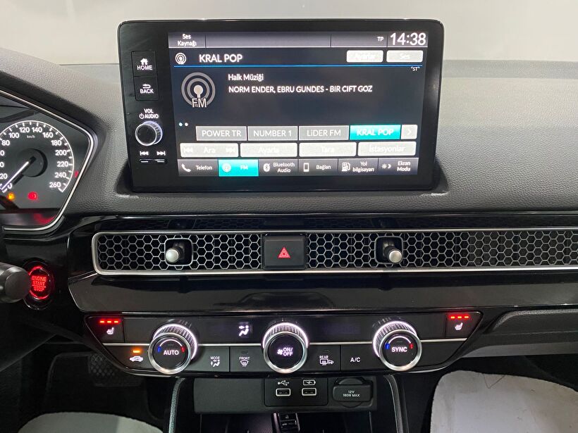 2023 Benzin + LPG Otomatik Honda Civic Siyah Gürel Tasarım Aksesuar Otomotiv San. Tic. Ltd. Şti.