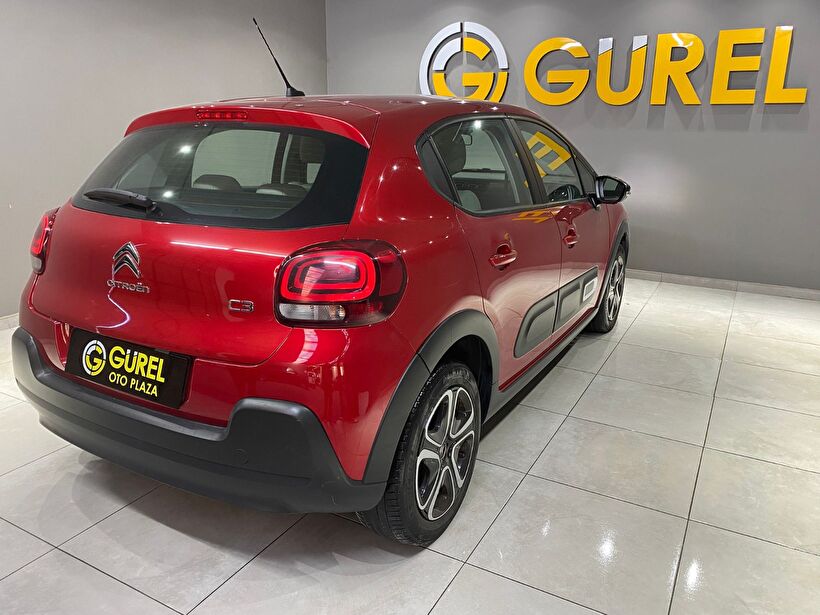 2023 Benzin Otomatik Citroen C3 Kırmızı Gürel Tasarım Aksesuar Otomotiv San. Tic. Ltd. Şti.