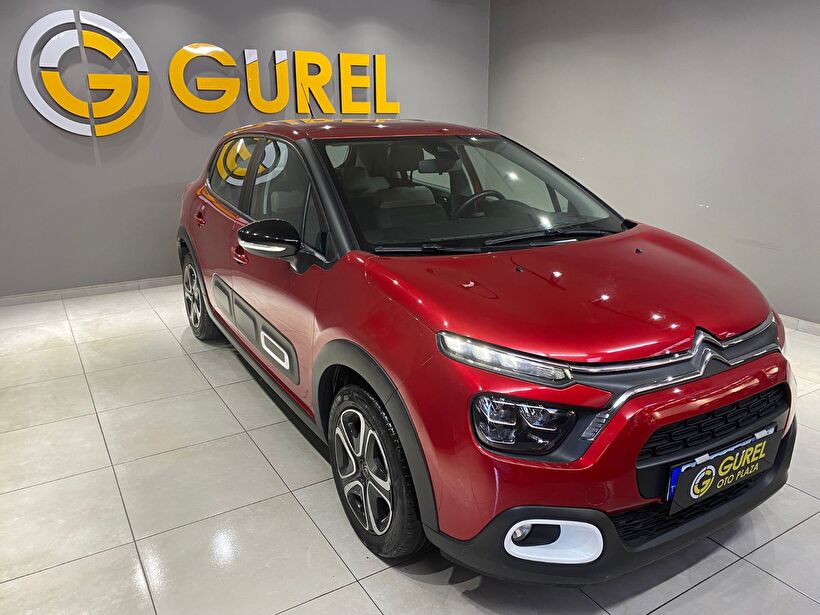 2023 Benzin Otomatik Citroen C3 Kırmızı Gürel Tasarım Aksesuar Otomotiv San. Tic. Ltd. Şti.