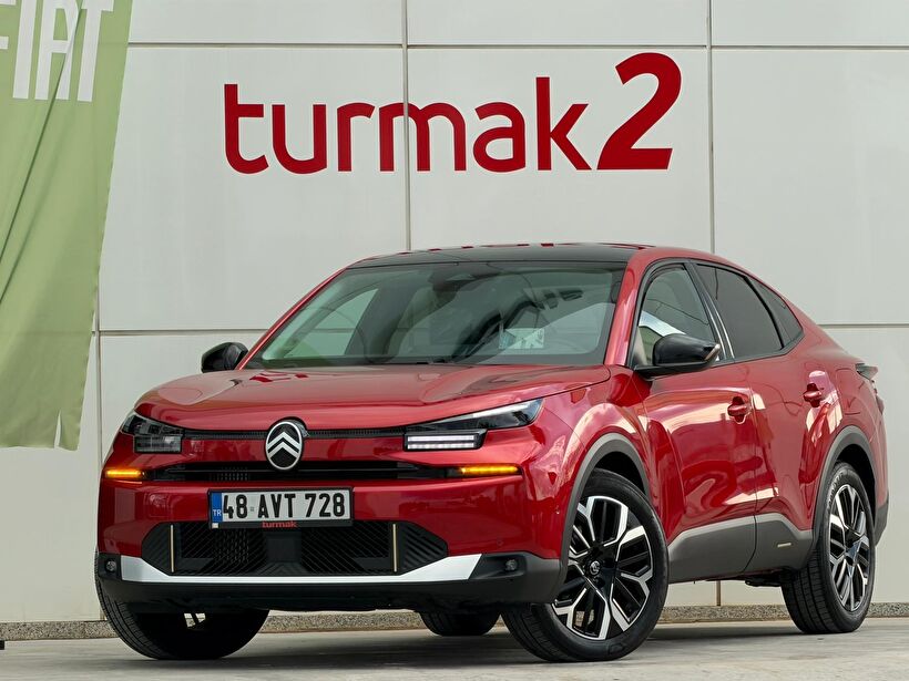 2025 Benzin Otomatik Citroen C4 X Kırmızı Turmak Turizm Ticaret Ve San. Ltd. Şti.