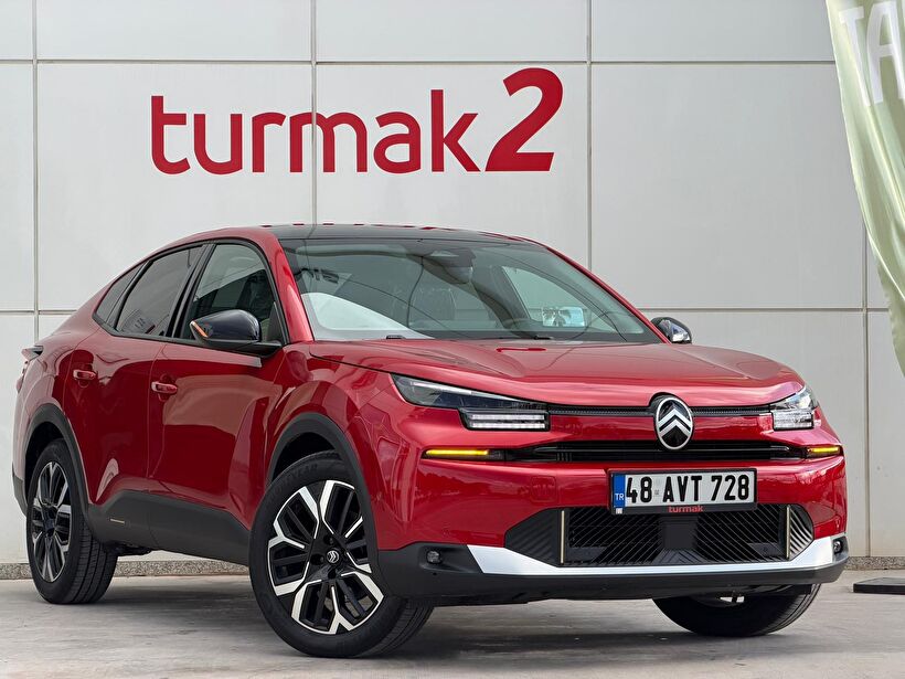 2025 Benzin Otomatik Citroen C4 X Kırmızı Turmak Turizm Ticaret Ve San. Ltd. Şti.