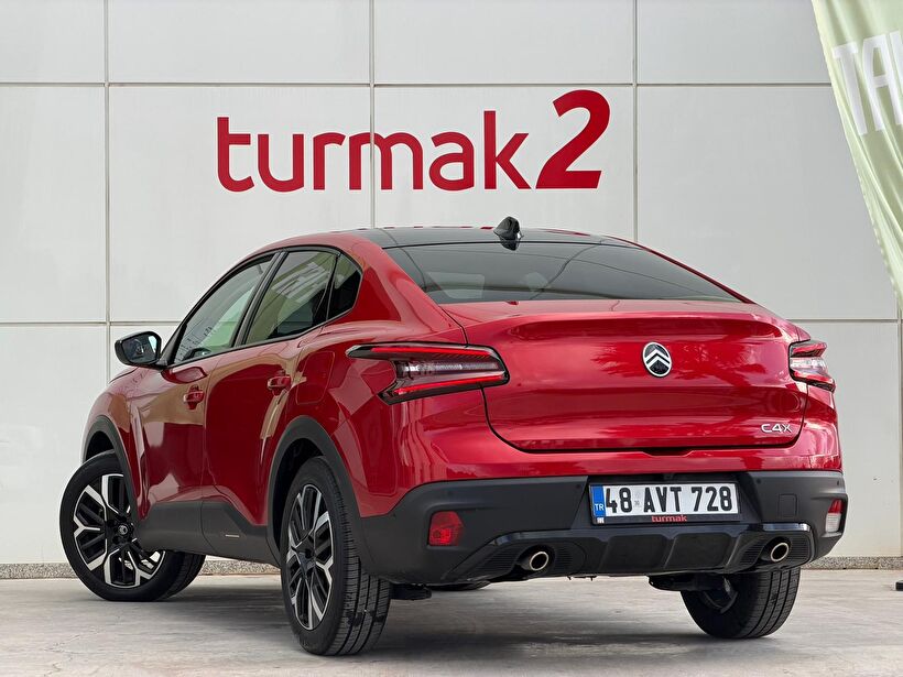 2025 Benzin Otomatik Citroen C4 X Kırmızı Turmak Turizm Ticaret Ve San. Ltd. Şti.