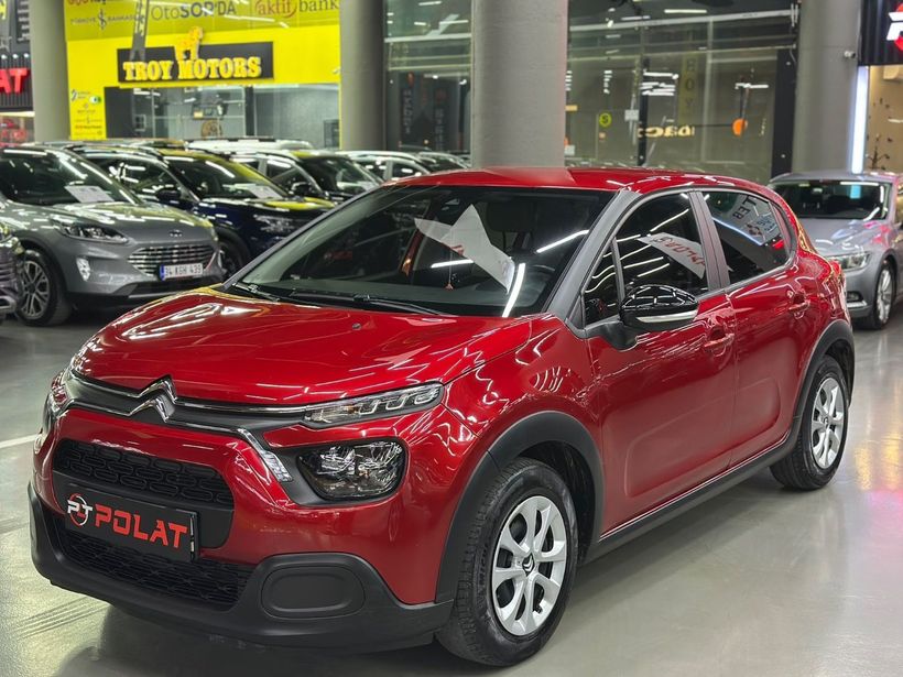 2023 Benzin Manuel Citroen C3 Kırmızı Polat Araç Dizayn Otomotiv İnşaat Sanayi Ve Ticaret Limited Şirketi