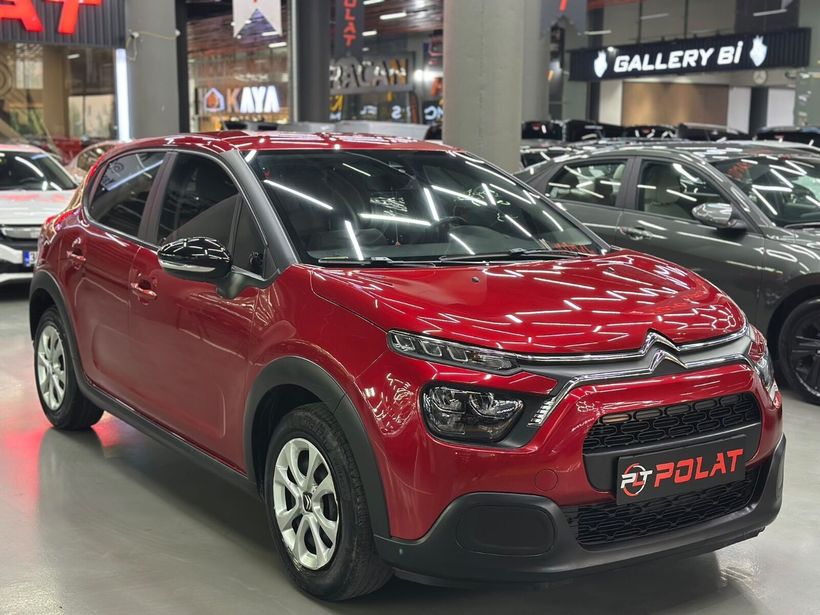 2023 Benzin Manuel Citroen C3 Kırmızı Polat Araç Dizayn Otomotiv İnşaat Sanayi Ve Ticaret Limited Şirketi