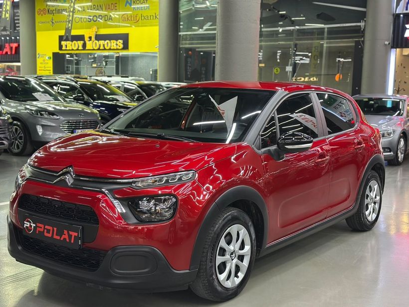 2023 Benzin Manuel Citroen C3 Kırmızı Polat Araç Dizayn Otomotiv İnşaat Sanayi Ve Ticaret Limited Şirketi