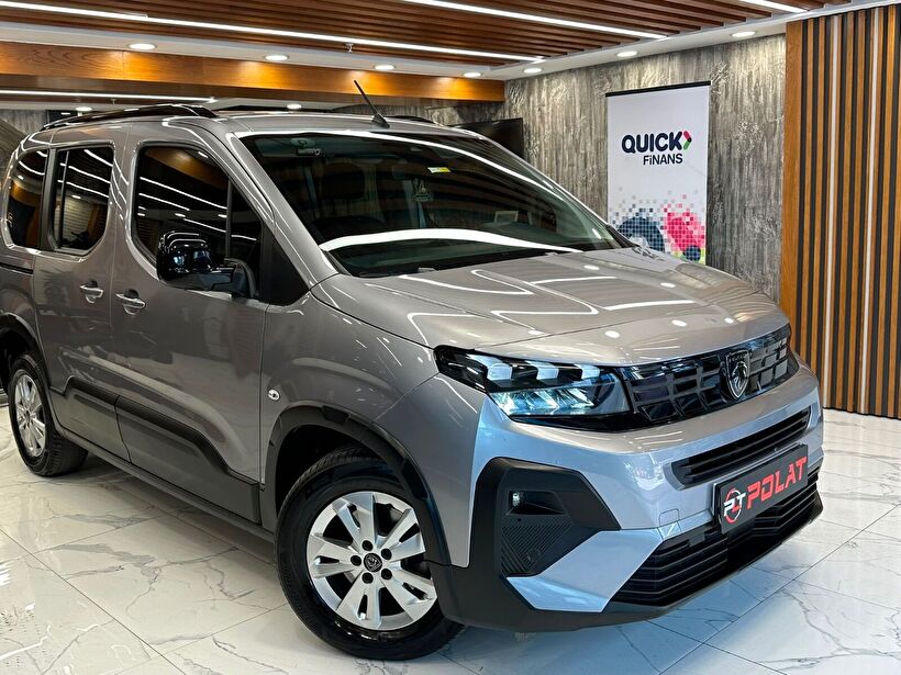 2024 Dizel Otomatik Peugeot Rifter Gri Polat Araç Dizayn Otomotiv İnşaat Sanayi Ve Ticaret Limited Şirketi