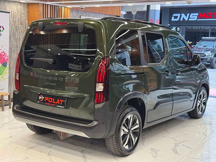 2025 Dizel Otomatik Peugeot Rifter Yeşil Polat Araç Dizayn Otomotiv İnşaat Sanayi Ve Ticaret Limited Şirketi