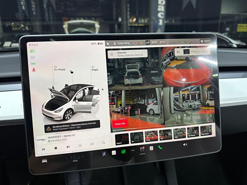 2024 Elektrik Otomatik Tesla Model Y Beyaz Polat Araç Dizayn Otomotiv İnşaat Sanayi Ve Ticaret Limited Şirketi