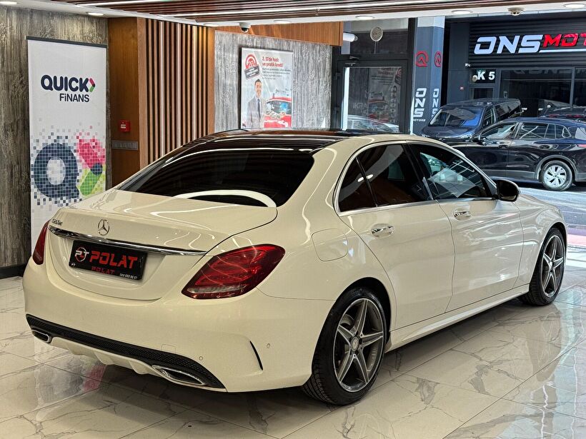 2016 Dizel Otomatik Mercedes-Benz C Serisi Beyaz Polat Araç Dizayn Otomotiv İnşaat Sanayi Ve Ticaret Limited Şirketi