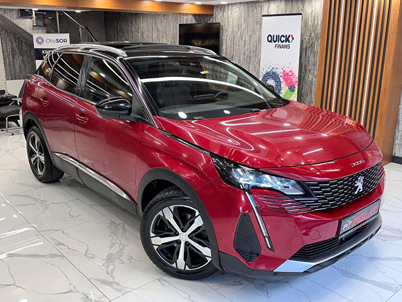 2021 Dizel Otomatik Peugeot 3008 Kırmızı Polat Araç Dizayn Otomotiv İnşaat Sanayi Ve Ticaret Limited Şirketi