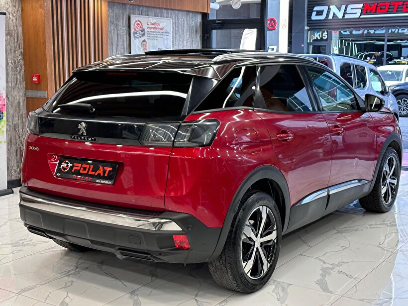 2021 Dizel Otomatik Peugeot 3008 Kırmızı Polat Araç Dizayn Otomotiv İnşaat Sanayi Ve Ticaret Limited Şirketi