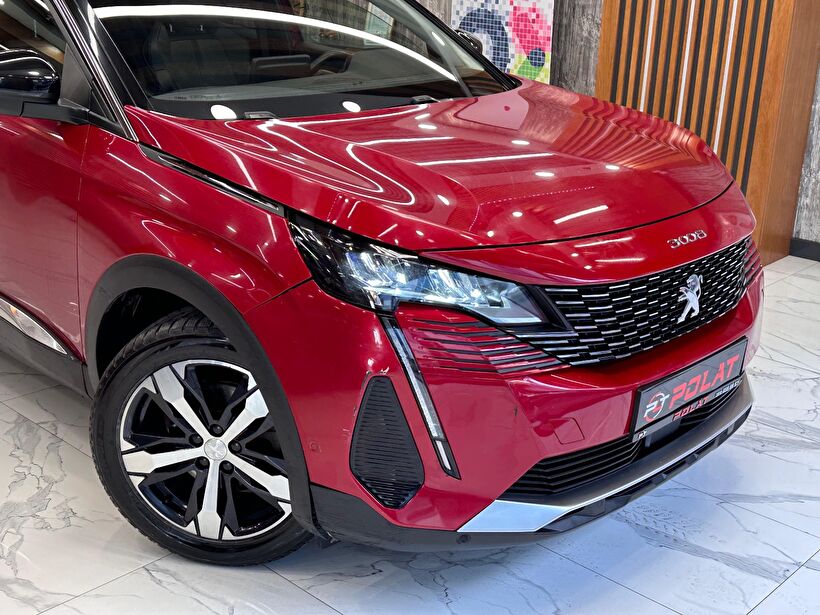 2021 Dizel Otomatik Peugeot 3008 Kırmızı Polat Araç Dizayn Otomotiv İnşaat Sanayi Ve Ticaret Limited Şirketi