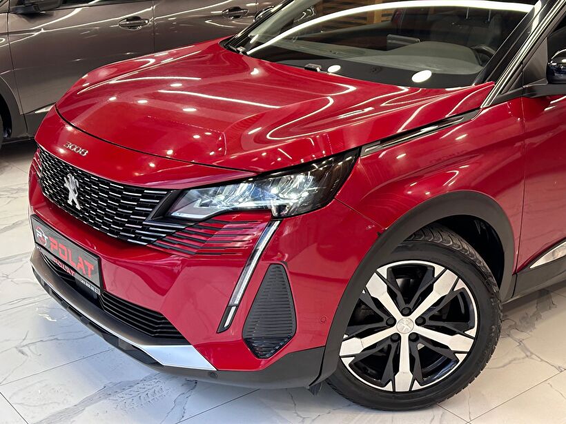 2021 Dizel Otomatik Peugeot 3008 Kırmızı Polat Araç Dizayn Otomotiv İnşaat Sanayi Ve Ticaret Limited Şirketi