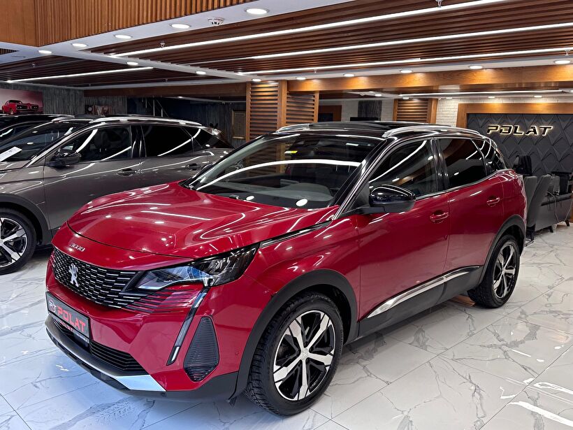 2021 Dizel Otomatik Peugeot 3008 Kırmızı Polat Araç Dizayn Otomotiv İnşaat Sanayi Ve Ticaret Limited Şirketi