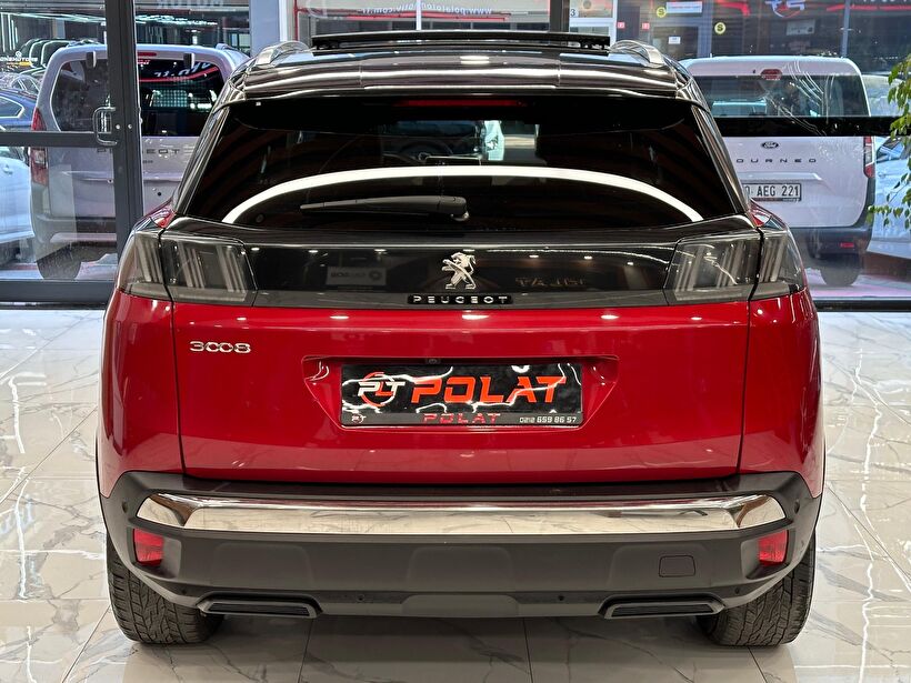 2021 Dizel Otomatik Peugeot 3008 Kırmızı Polat Araç Dizayn Otomotiv İnşaat Sanayi Ve Ticaret Limited Şirketi