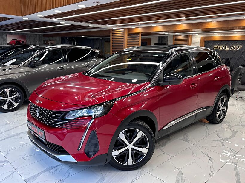 2021 Dizel Otomatik Peugeot 3008 Kırmızı Polat Araç Dizayn Otomotiv İnşaat Sanayi Ve Ticaret Limited Şirketi