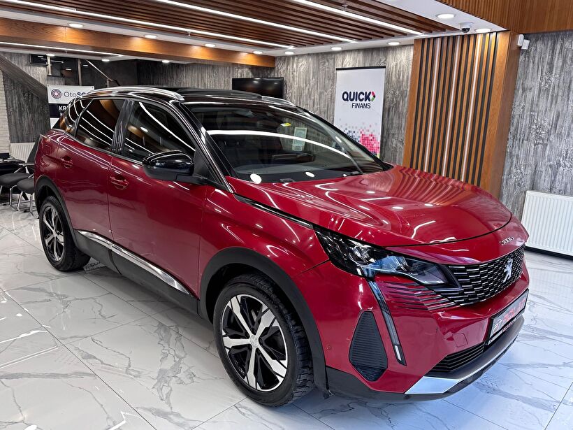 2021 Dizel Otomatik Peugeot 3008 Kırmızı Polat Araç Dizayn Otomotiv İnşaat Sanayi Ve Ticaret Limited Şirketi
