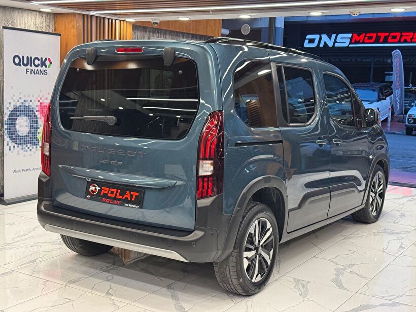 2024 Dizel Otomatik Peugeot Rifter Mavi Polat Araç Dizayn Otomotiv İnşaat Sanayi Ve Ticaret Limited Şirketi