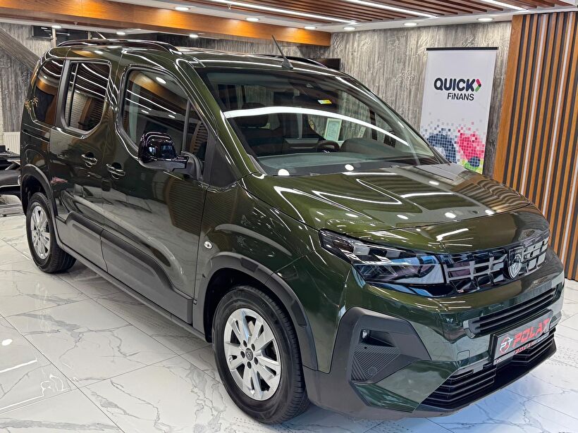 2024 Dizel Otomatik Peugeot Rifter Yeşil Polat Araç Dizayn Otomotiv İnşaat Sanayi Ve Ticaret Limited Şirketi