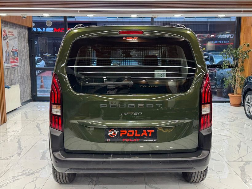 2025 Dizel Otomatik Peugeot Rifter Yeşil Polat Araç Dizayn Otomotiv İnşaat Sanayi Ve Ticaret Limited Şirketi