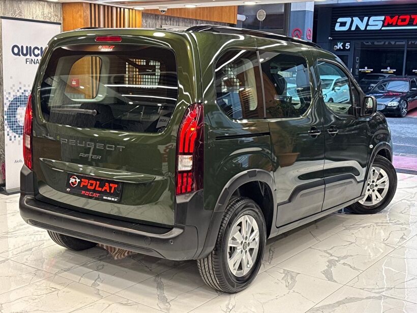 2025 Dizel Otomatik Peugeot Rifter Yeşil Polat Araç Dizayn Otomotiv İnşaat Sanayi Ve Ticaret Limited Şirketi
