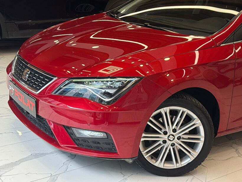 2019 Dizel Otomatik Seat Leon Kırmızı Polat Araç Dizayn Otomotiv İnşaat Sanayi Ve Ticaret Limited Şirketi