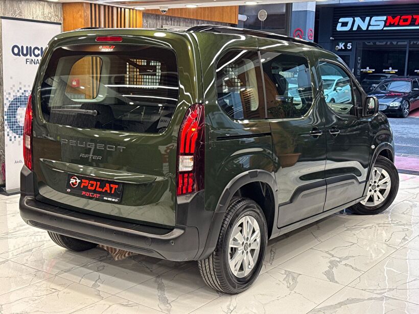 2025 Dizel Manuel Peugeot Rifter Yeşil Polat Araç Dizayn Otomotiv İnşaat Sanayi Ve Ticaret Limited Şirketi