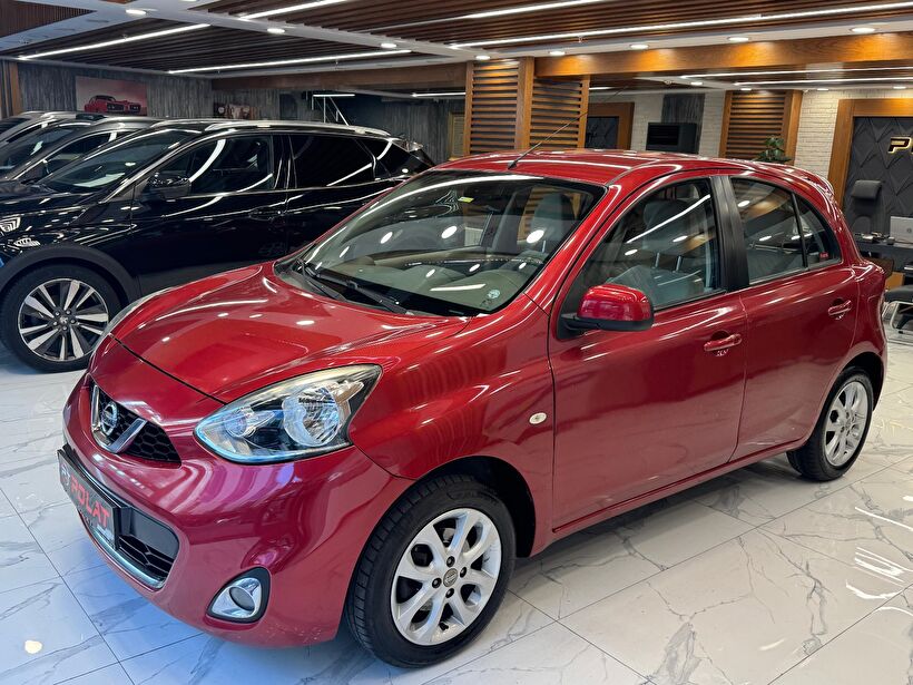 2015 Benzin Otomatik Nissan Micra Kırmızı Polat Araç Dizayn Otomotiv İnşaat Sanayi Ve Ticaret Limited Şirketi