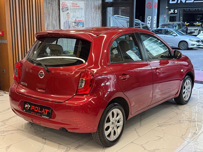 2015 Benzin Otomatik Nissan Micra Kırmızı Polat Araç Dizayn Otomotiv İnşaat Sanayi Ve Ticaret Limited Şirketi