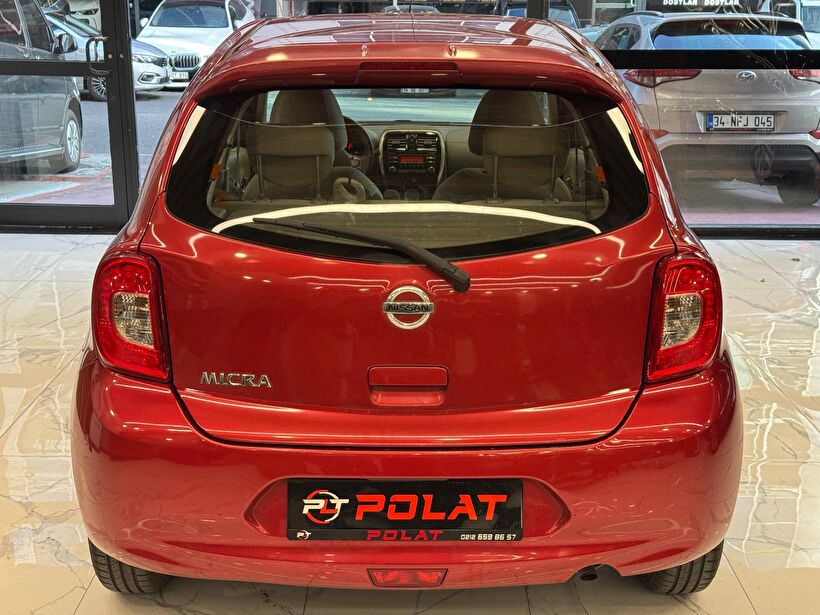 2015 Benzin Otomatik Nissan Micra Kırmızı Polat Araç Dizayn Otomotiv İnşaat Sanayi Ve Ticaret Limited Şirketi