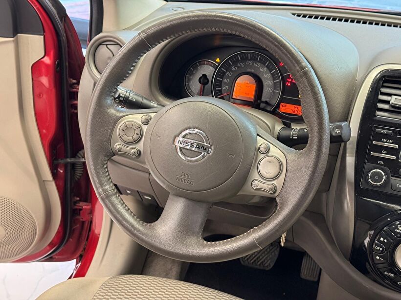 2015 Benzin Otomatik Nissan Micra Kırmızı Polat Araç Dizayn Otomotiv İnşaat Sanayi Ve Ticaret Limited Şirketi