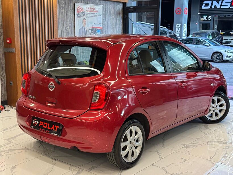 2015 Benzin Otomatik Nissan Micra Kırmızı Polat Araç Dizayn Otomotiv İnşaat Sanayi Ve Ticaret Limited Şirketi
