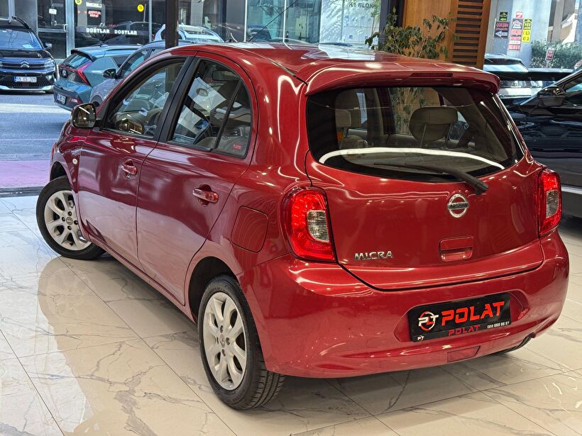 2015 Benzin Otomatik Nissan Micra Kırmızı Polat Araç Dizayn Otomotiv İnşaat Sanayi Ve Ticaret Limited Şirketi