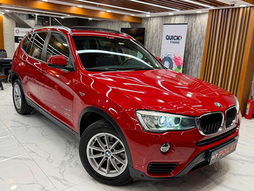 2014 Benzin Otomatik BMW X3 Kırmızı Polat Araç Dizayn Otomotiv İnşaat Sanayi Ve Ticaret Limited Şirketi