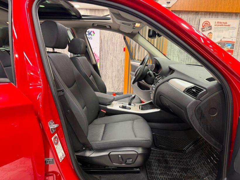 2014 Benzin Otomatik BMW X3 Kırmızı Polat Araç Dizayn Otomotiv İnşaat Sanayi Ve Ticaret Limited Şirketi