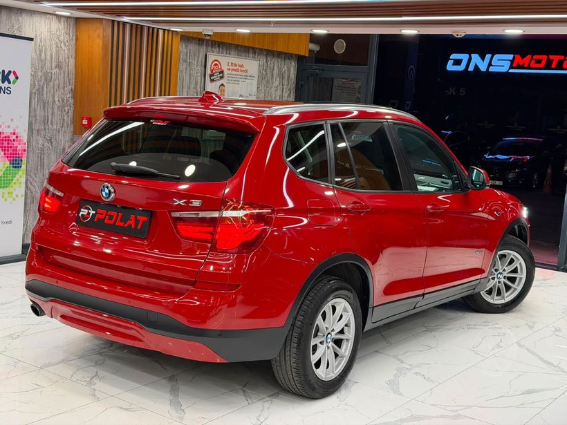 2014 Benzin Otomatik BMW X3 Kırmızı Polat Araç Dizayn Otomotiv İnşaat Sanayi Ve Ticaret Limited Şirketi