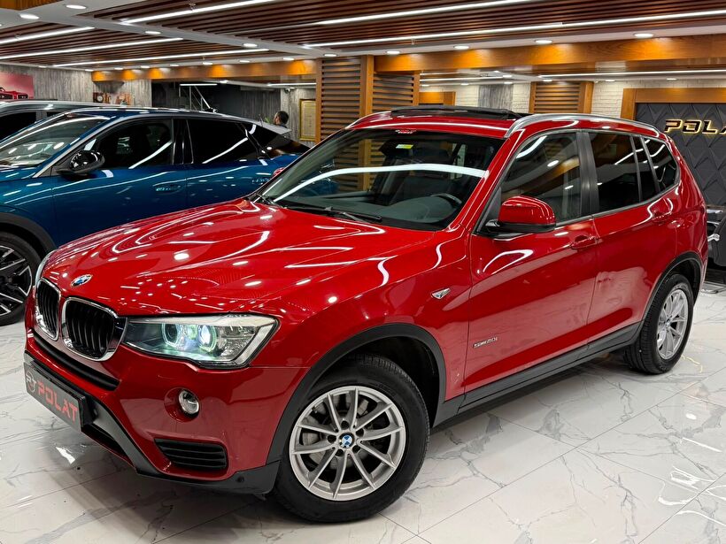 2014 Benzin Otomatik BMW X3 Kırmızı Polat Araç Dizayn Otomotiv İnşaat Sanayi Ve Ticaret Limited Şirketi