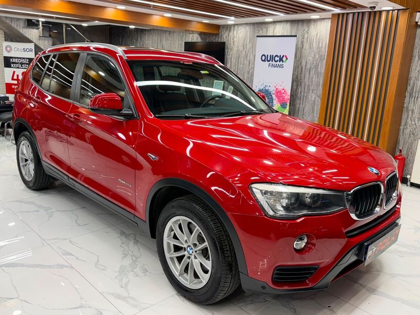 2014 Benzin Otomatik BMW X3 Kırmızı Polat Araç Dizayn Otomotiv İnşaat Sanayi Ve Ticaret Limited Şirketi